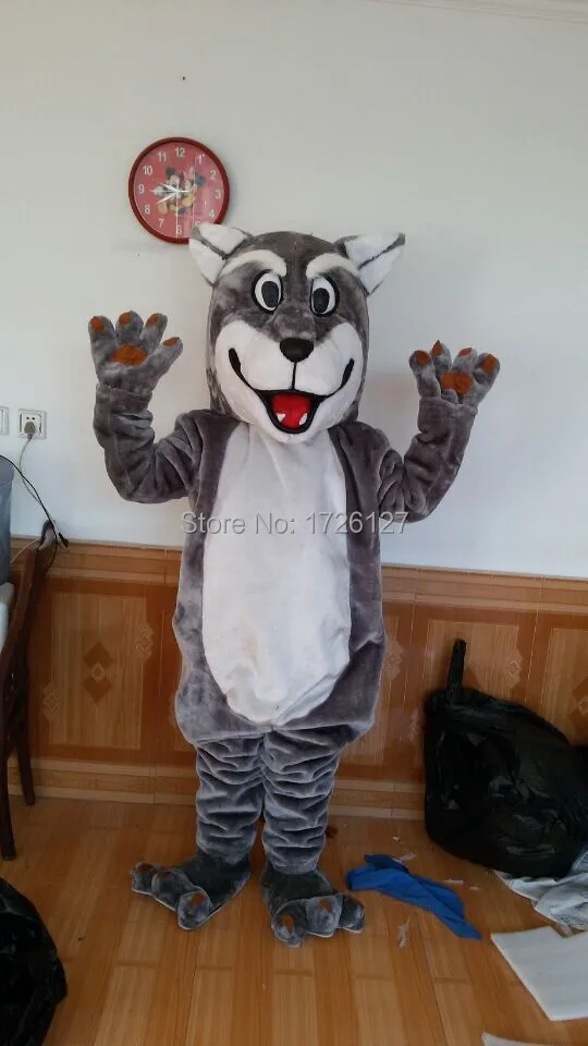 

mascot grey wolf mascot Coyote werewolf costume custom fancy costume cosplay kit mascotte theme carnival costume