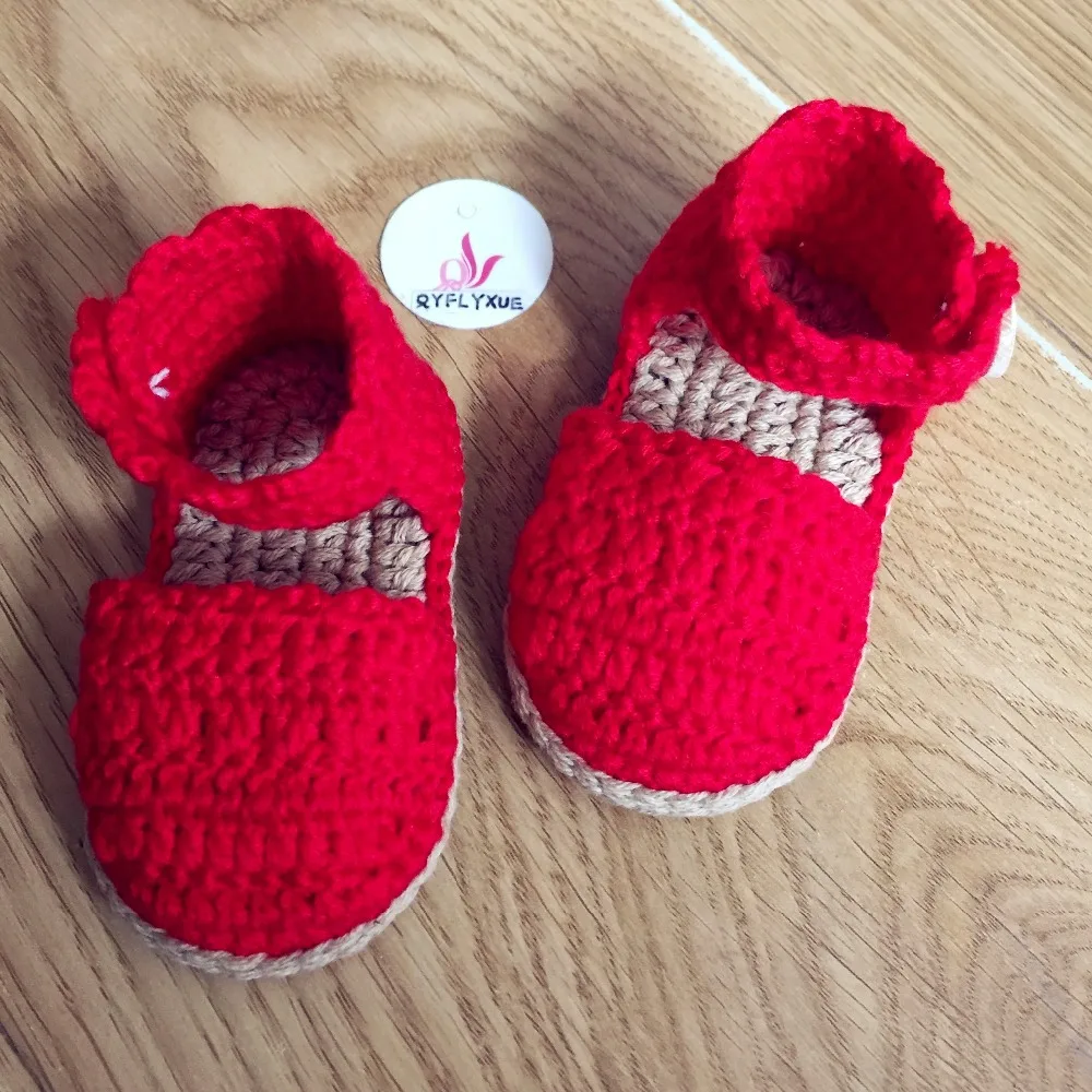 QYFLYXUE Häkeln Baby Schuhe, Baby mädchen Weiß, Baby Kleinkind schuhe