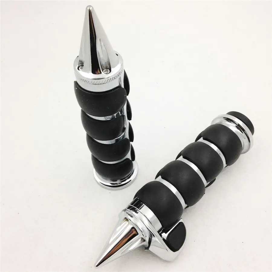 800 Motorcycle For Kawasaki Suzuki Yamaha Harely V-Rod Night Street V Rod Chrome Motorcycle Handlebar Rubber Grips