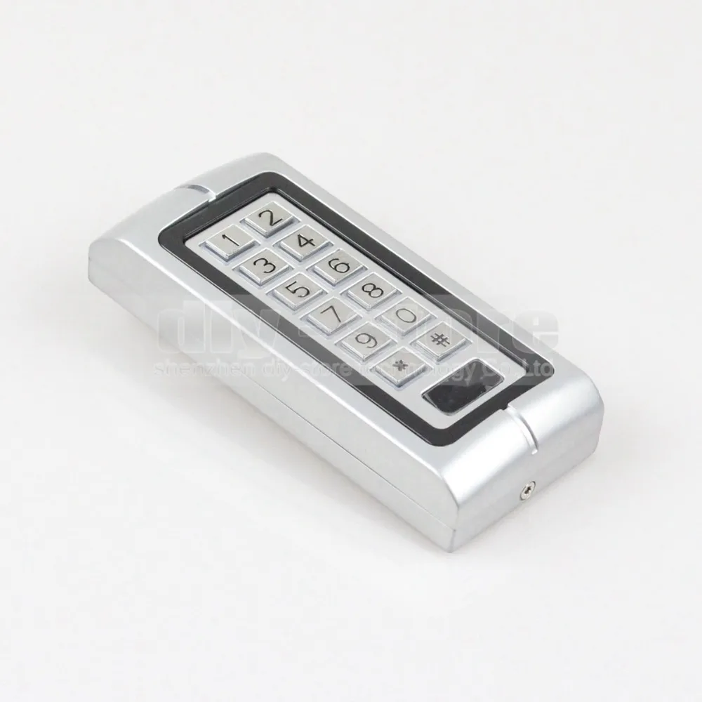 DIYSECUR Nieuwe Metal Case 125 KHz Rfid-lezer Keypad Access Controller Voor Huis/Kantoor Veiligheid Gebruik K2