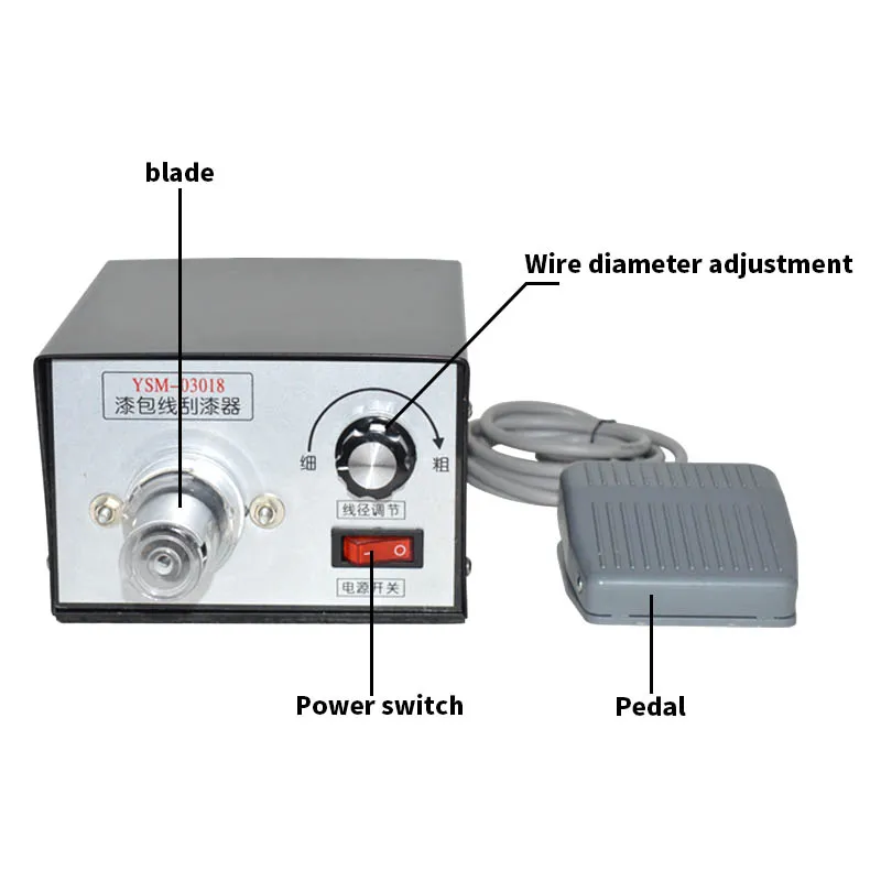 1 pc YSM-03018 ลวดเคลือบสีเครื่องขูดตัดเครื่อง 220 V