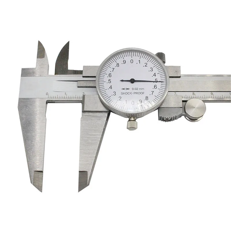 Dial Calipers 0-200mm for 0.02mm Vernier Caliper Gauge Shockproof Measuring Tool High Precision Caliper With Table