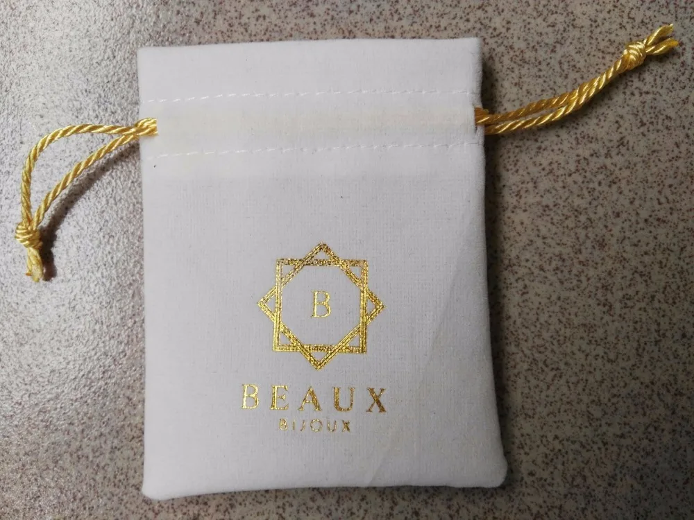 1000pcs high quality drawstring bags velvet jewelry bags size 8*10cm with hot stamp gold foil logo and free shipping by DHL