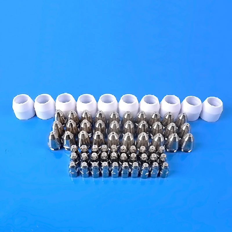 

Plasma cutter accesories 70 pcs P80 torch consumables cutting electrode/tips suitable 80A plasma cutting torch