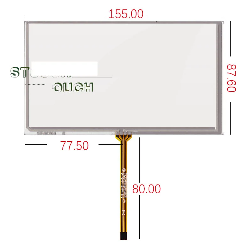 6. tela de toque de 2 polegadas 6.5 inch inch polegadas hsd062idw1 tm062rdh03 tela de escrita do carro dvd ST-06204