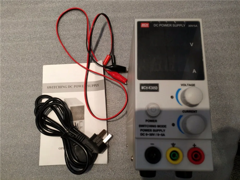 MCH-K305D Mini Switching Regulated Adjustable DC Power Supply SMPS Single Channel 30V 5A Variable Current Power Supply MCH K305D
