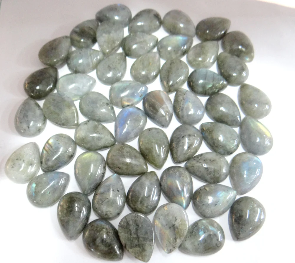 13*18mm Natural stone Turquoises labradorite Quartz crystal  Cabochon Pendant for diy Jewelry making necklace Accessories20PCS