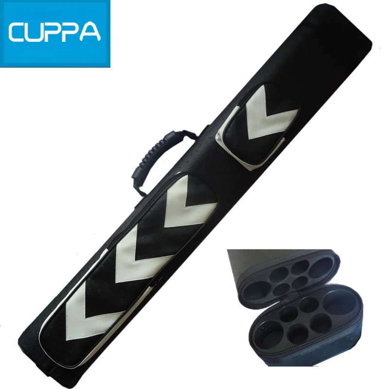 Cuppa Pool Cue Cases 6 Holes Billiard Cues Case Black Accessories China High Quality