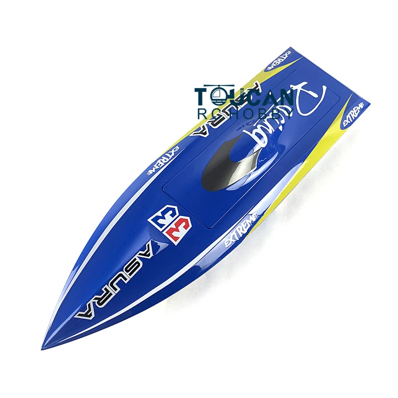 H750 KIT Shark Fiber Glass Electric Racing Speed RC Boat Hull Only Advanced Player Blue TH02638