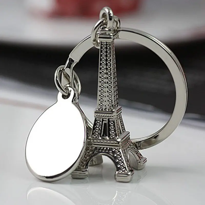 OPPOHERE Torre Eiffel Tower Keychain For Keys Souvenirs Paris Tour Eiffel KeyRing Decoration Key Holder