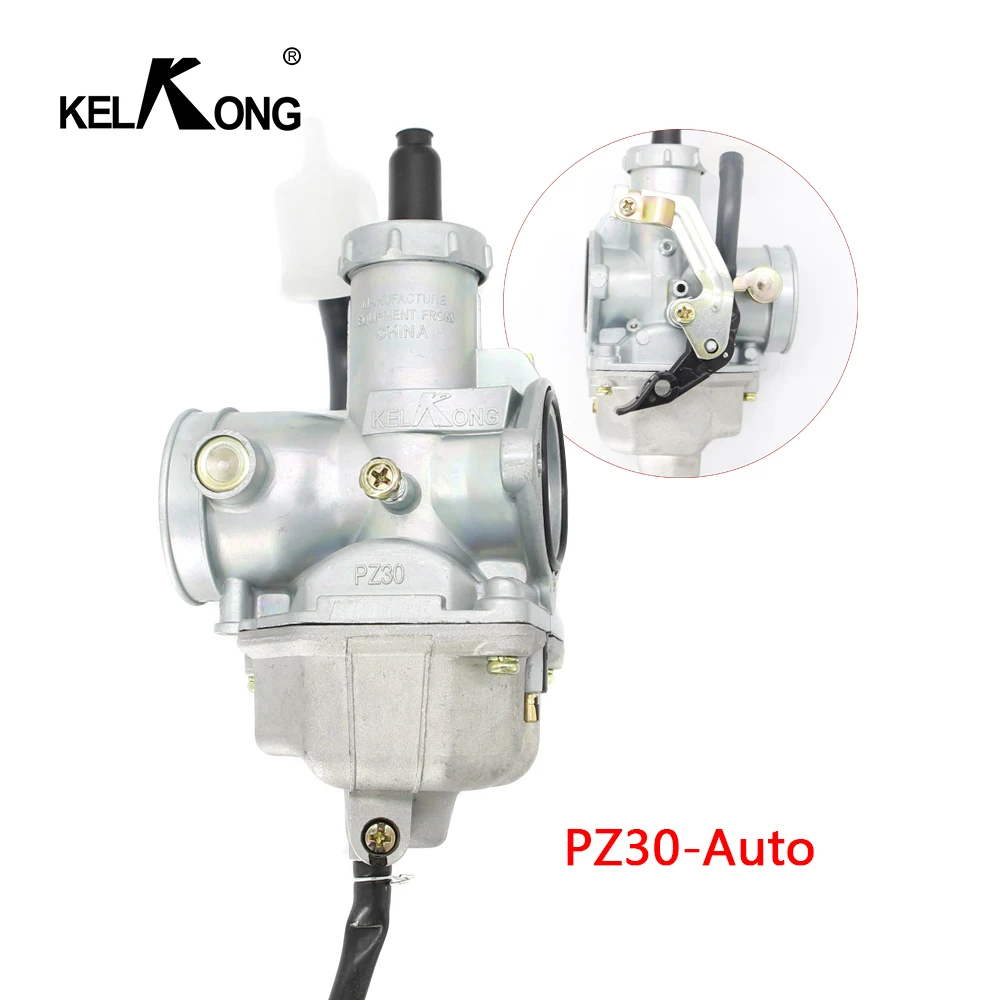 KELKONG 30mm PZ30 Carburetor Accelerating Pump Choke For ATV Dirt Bike Pit Quad 200cc 250cc For Keihi Carburador Motorcycle Dirt