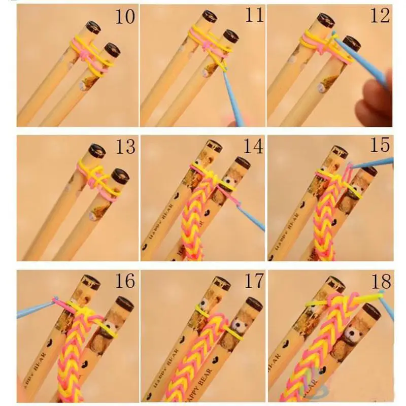 핫 DIY 장난감 고무 밴드 팔찌, 어린이 또는 헤어 고무 직조 밴드, 리필 고무 밴드, 짠 팔찌 만들기, DIY 선물, 300 개