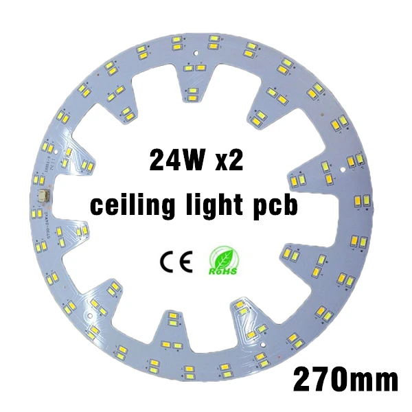 

24w x2 ceiling light plate smd 5730 LED Ring Light Panel Remoulding pcb Retrofit Magnet Board With driver And magnet screw