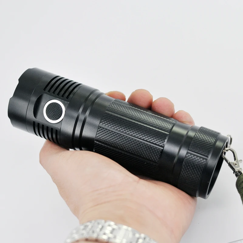 Cree L2/10W xhp70 30W 18650 flashlight charging long-range outdoor waterproof USB charging treasure home