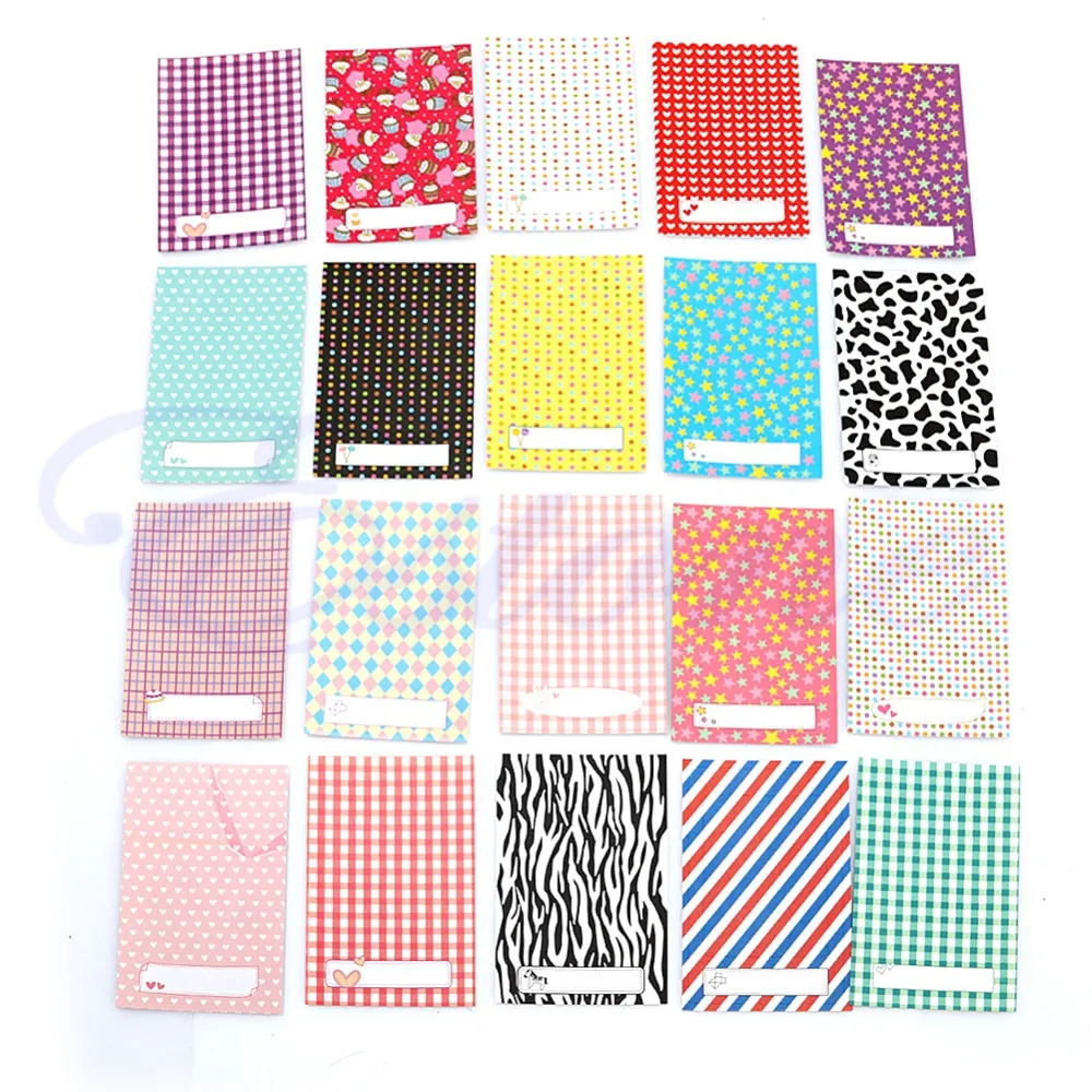 20Pcs Polaroid Camera Film Skin Masking Foto Sticker Fujifilm Instax Mini Decor