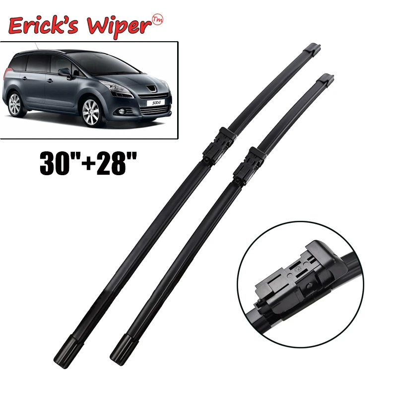 Erick's Wiper LHD Front Wiper Blades For Peugeot 5008 MK1 2009 - 2017 Windshield Windscreen Window Car Rain Brushes 30