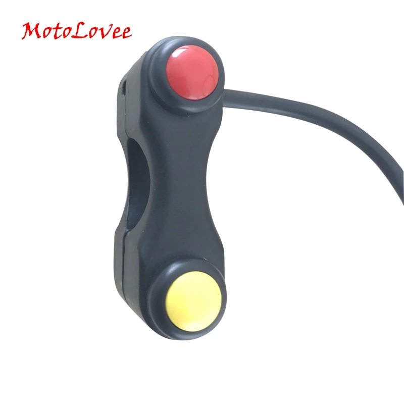 Motolovee 3 Buttons Universal Motorcycle Switches 7/8