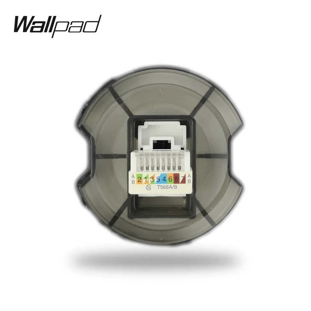 Wallpad L6 5 Colors RJ45 PC Ethernet CAT6 CAT5E Computer Data Wall Wiring Outlet Port Socket Modular DIY Free Combination