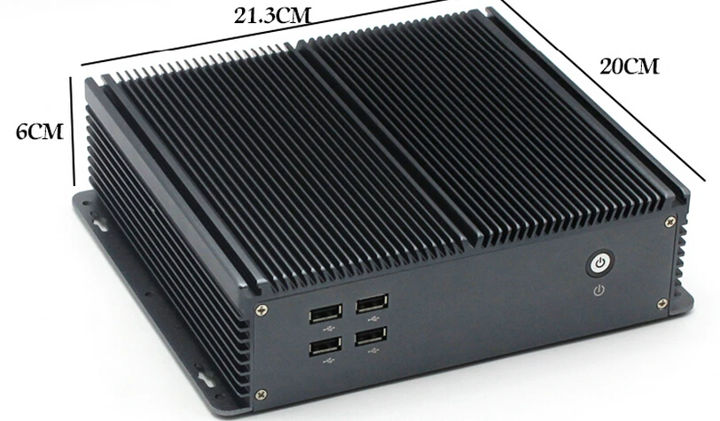 Imagem -03 - Incorporado Computador Ipc Fanless Industrial Mini Box pc para Intel Cpu Lpt com J1900 Giga Lan Vga 2g Ram Barebone 12 v