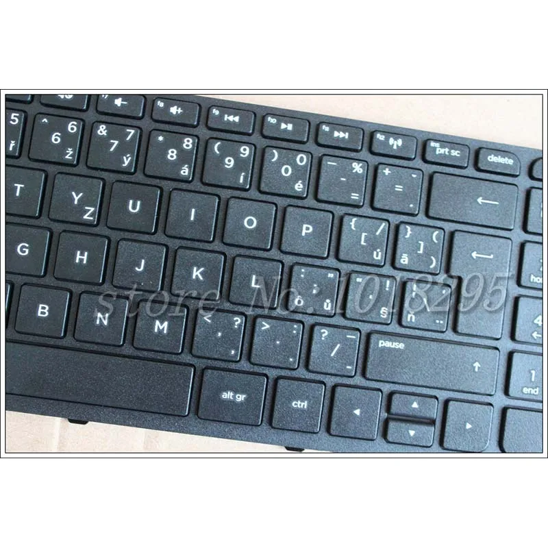 Czech Keyboard for HP Pavilion 15E 15N 15T 15-N 15-E 15-E000 15-N000 15-N100 15T-E000 15T-N100 15-e087sr R65 CZ Black FRAME