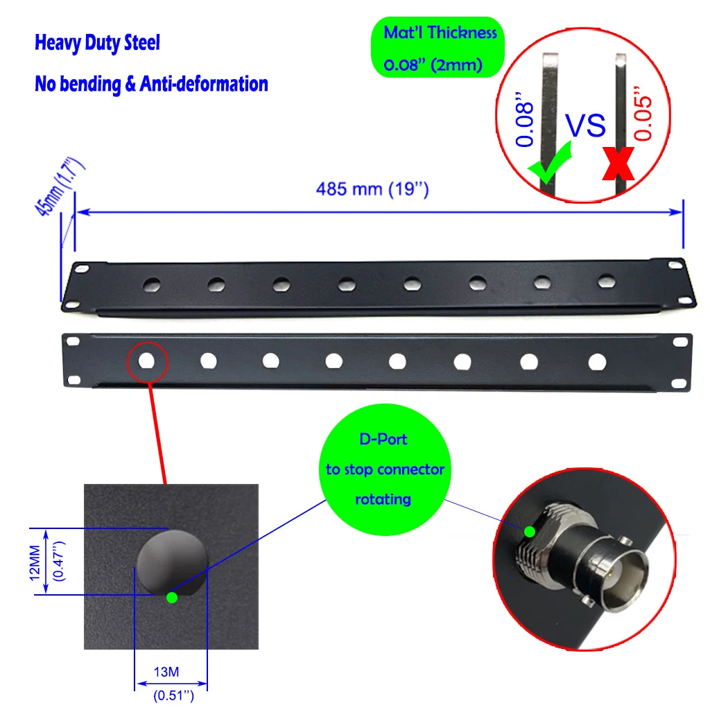 1U Giá Treo, Kệ Khay Ốp Lưng, Miếng Dán Cường Lực, dây Cáp Chống Nhiễu Nối Dài Cho SLX4 288 Sennheise Ew100G2 G3 Ew135 G2 G3 Mic Không Dây