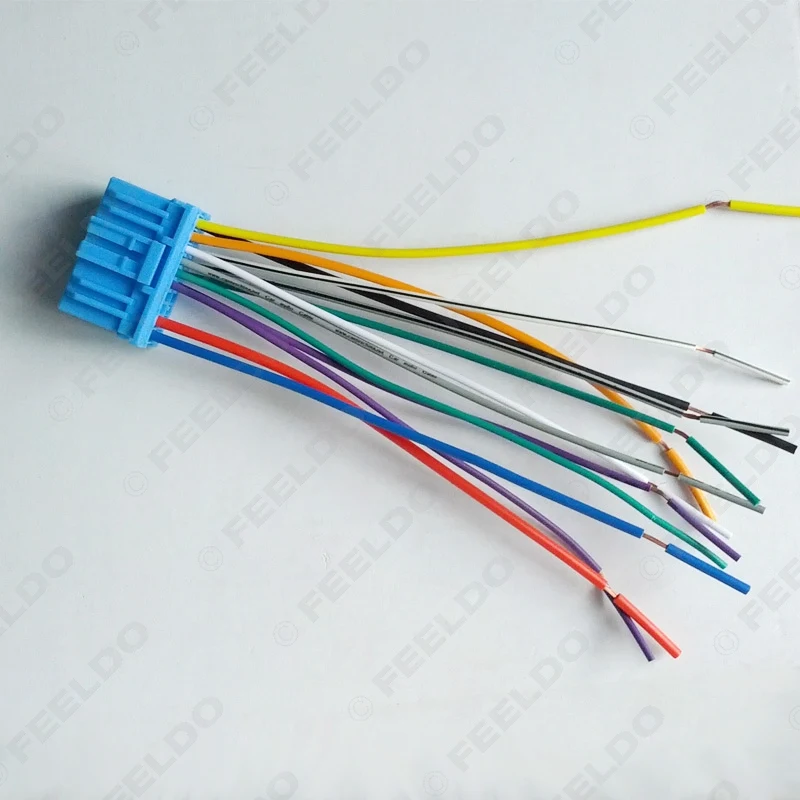 FEELDO 10Pcs Car Audio Stereo Wiring Harness For HONDA/ACURA/ACCORD/CIVIC/CRV Pluging Into OEM Factory Radio CD #1686