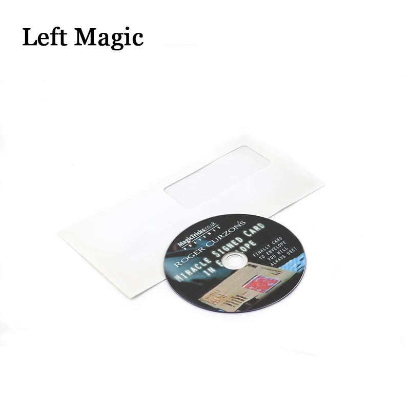 Miracle Signed Card Magic Tricks Signature Prophesied Card In Envelope (Gimmicks+DVD) Close-Up Stage Magic Props