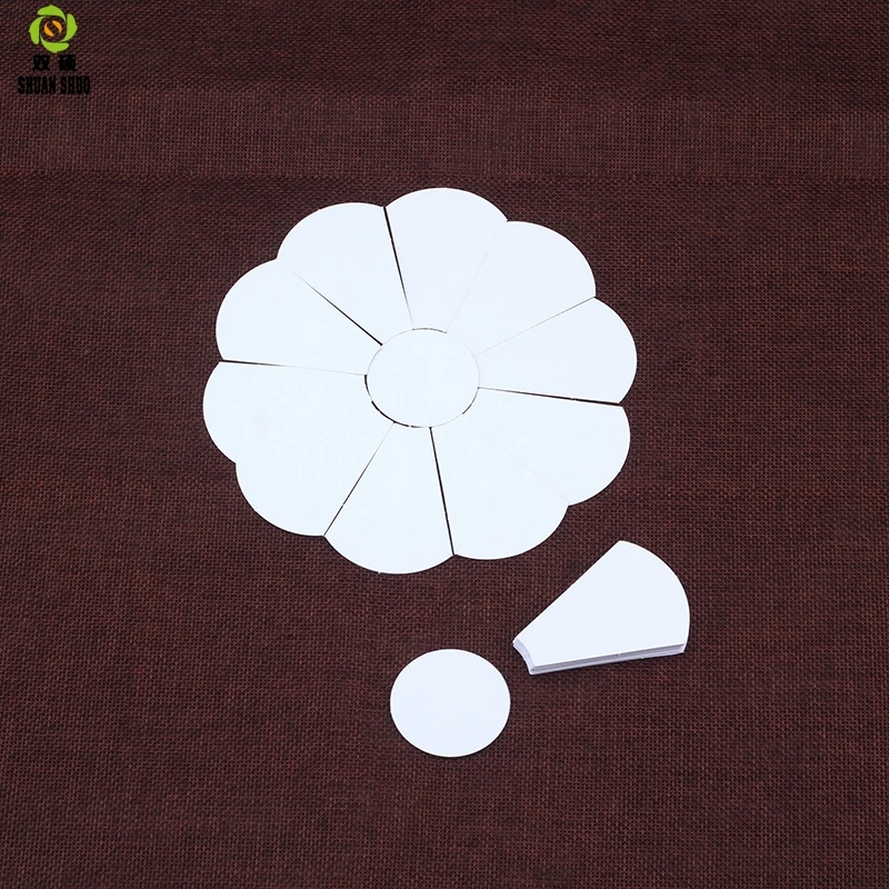 Manual DIY patchwork tool Dresden (round) paper plate Paper mold Several specifications available 40pieces