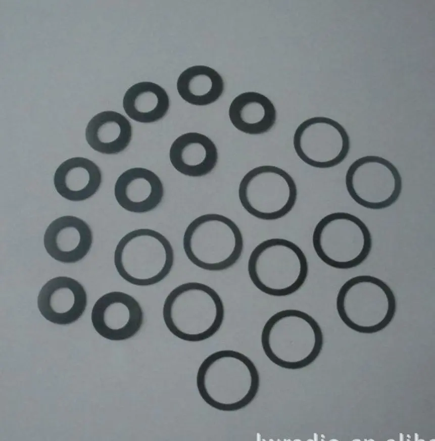 

2.5mm(ID)x5mm(OD)x1mm(Thickness) High Precision Customized Black Color Polyslider Graphite Nylon Flat Washer 1000pcs/lot