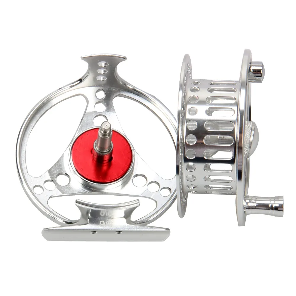 3/4 5/6 7/8 9/10WT Fly Fishing Reel CNC Machine Aluminum Fishing Reel Large Arbor Aluminum Fly Reel With Bag