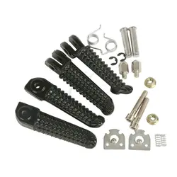 Motorcycle Front Rear Footrest Foot Pegs For Yamaha YZF R6 03-12 R1 2002-2014 Two Colors