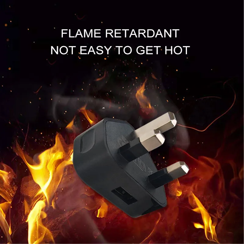 Spina adattatore UK 1 caricatore USB 5V1A per telefono spine di conversione Standard UK muro da viaggio in irlanda Singapore malesia