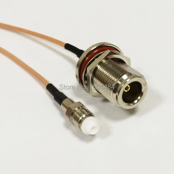 New N Female Jack   Connector  Switch FME  Female Jack  Convertor RG316 Wholesale  Fast Ship 15CM 6