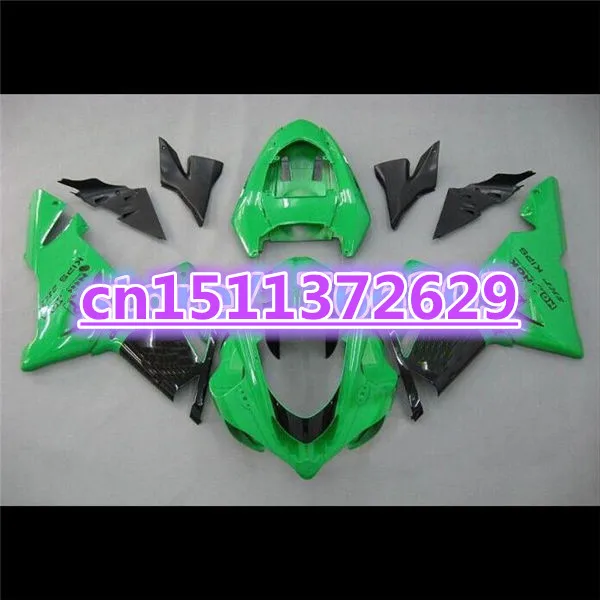 Bo ZX10R 04-05 Green black Fairings FOR KAWASAKI NINJA ZX10R 04-05  ABS fairing kits  ZX-10R 10 R 2004 2005 ZX 10R 04 05