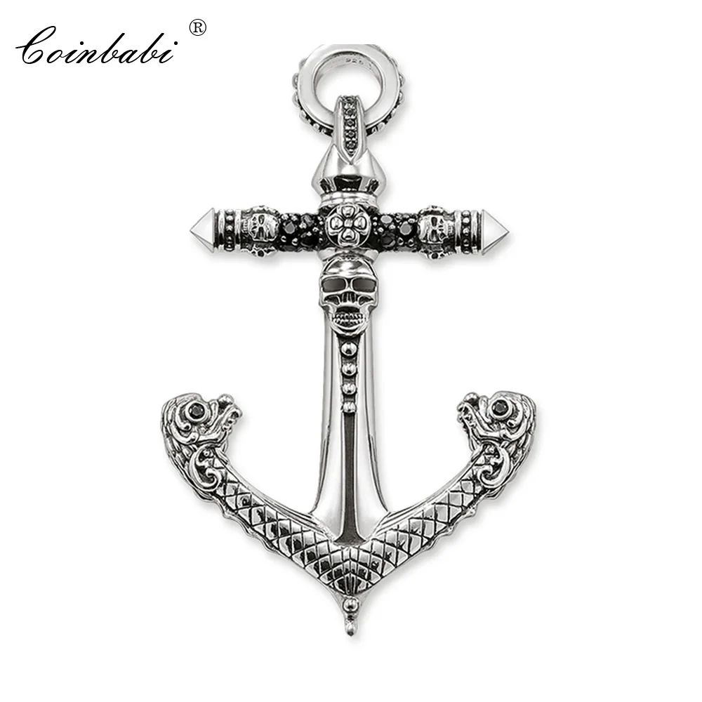 

Pendant Anchor Libertarians 925 Sterling Silver Gift For Women Men Trendy Europe Style Anchor Libertarians Pendant Fit Necklace