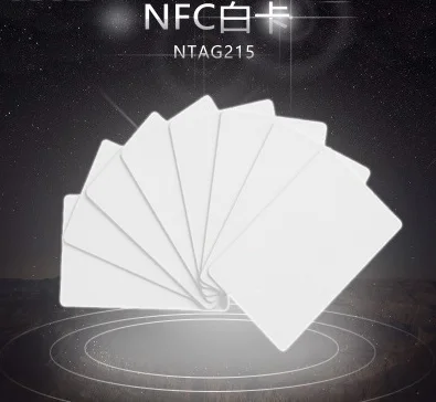 50pcs/Lot NTAG215 NFC Cards NFC Forum Type 2 Tag 13.56MHz ISO/IEC 14443 A RFID Card for All NFC Mobile Phone