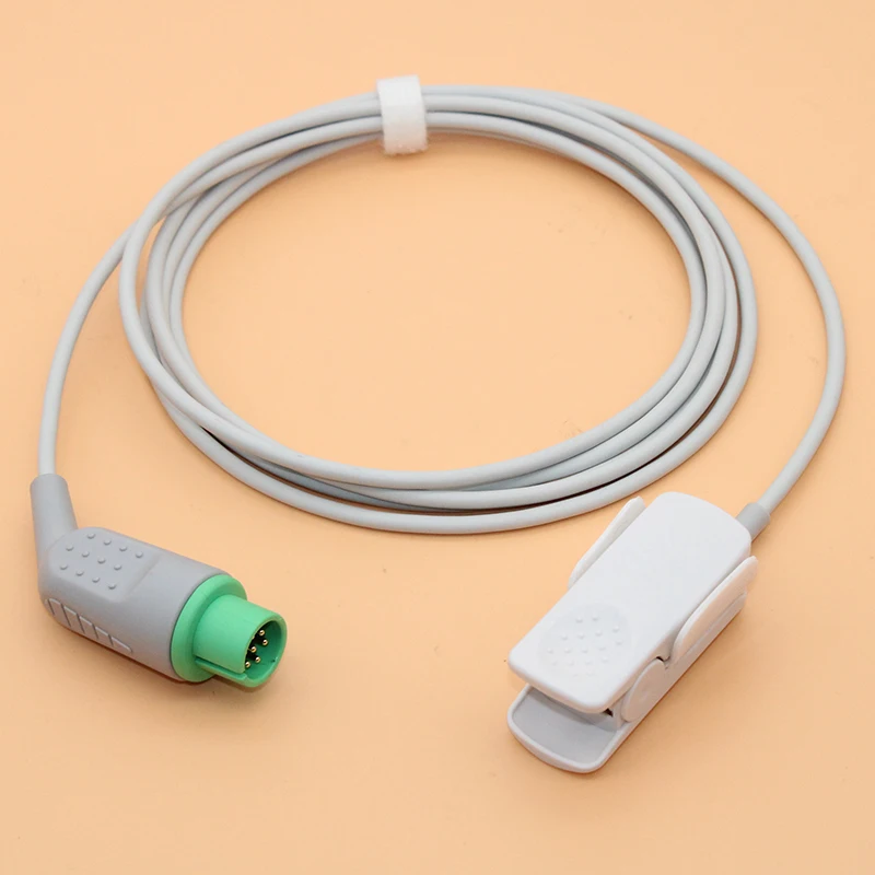 Compatible 7pin Bionets BM7 Spo2 sensor cable for adult/pediatric/child/Neonate/veterinary,Finger/Ear/Foot/Forehead Probe cable.