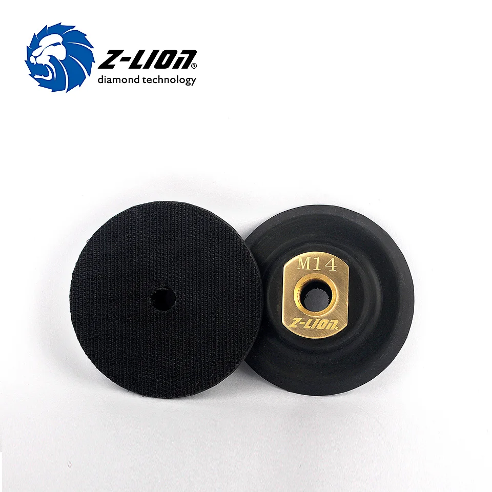 

Z-LION 3 Inch Rubber Backer Pads For Flexible Polishing Pad M14 Or 5/8-11 Abrasive Tools 80mm Backer Holder For Polisher Pads