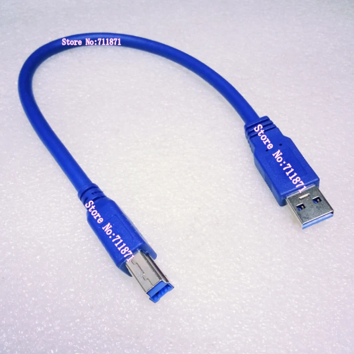 Short Usb3 Usb3.0 Printer Cable A Male to B Male USB3.0 Data cable Line Printer HDD-BOX CD-ROM Usb3.0 Data Line Wire USB3 B Male