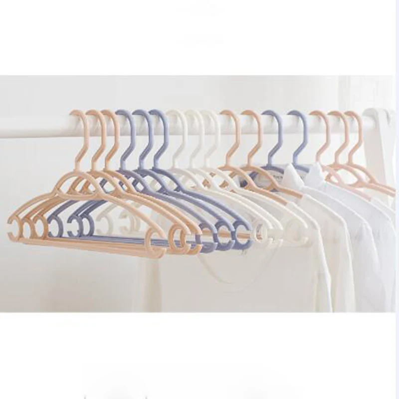 38.5*18.5cm 20 pcs/lot Anti-skid Coat Hangers for Adult Non-slip Hanger for Dress Plastic Clothes Rack