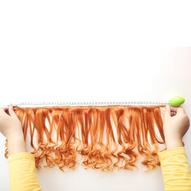Msiredoll bjd wig Accessories 1piece 20*100CM doll hair for 1/3 1/4 1/6 1/12  Curly doll hair bjd wig diy Free shipping