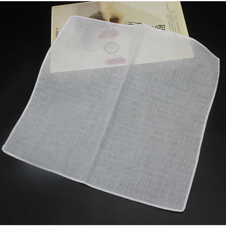 5PCS DIY handmade graffiti cotton handkerchief white cloth napkins woman wedding gifts wedding decoration cloth napkins