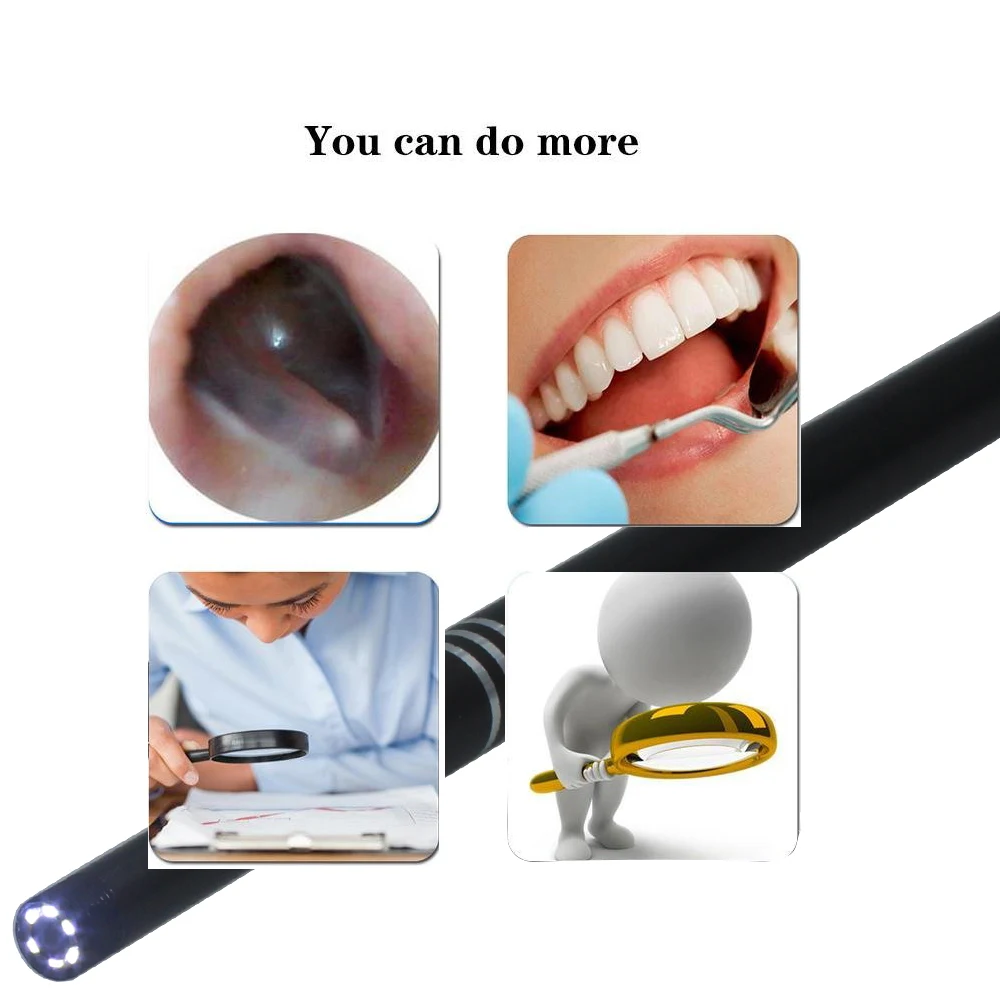 5.5mm Len USB Ear Cleaning Tool HD Visual Ear Spoon Multifunctional Earpick  Mini Camera Pen Ear Care In-ear Cleaning Endoscope