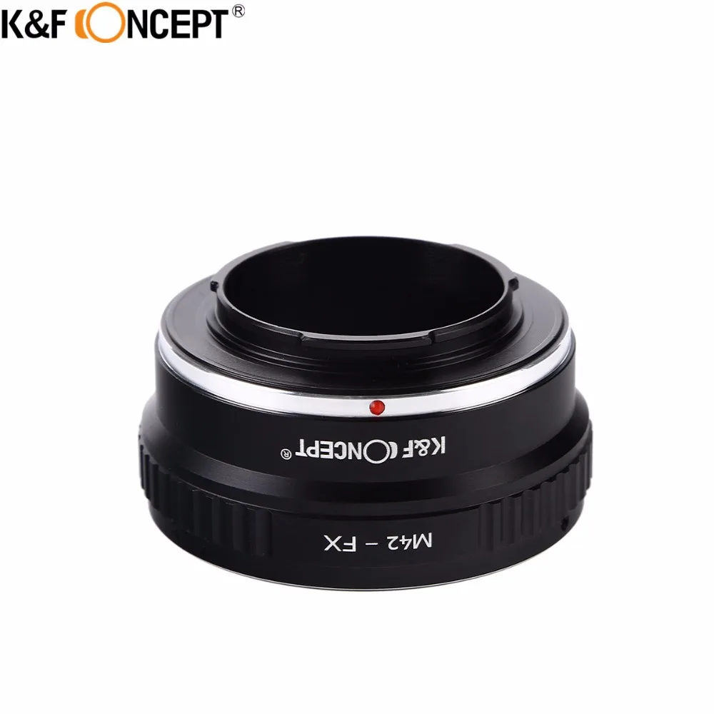 K&F CONCEPT M42-FX Camera Lens Adapter Ring for M42 Screw Mount Lens to for Fujifilm FX Mount X-Pro1 X-E1 X-M1 X-A1 X-E2 Camera