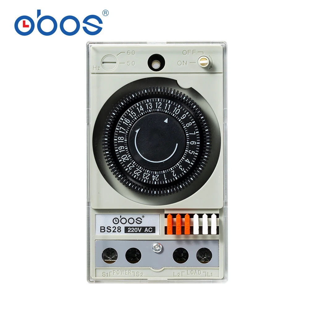 timer  110V~240V mechanical type 24 hour timer with 48 times on/off per day min time interval 30 min