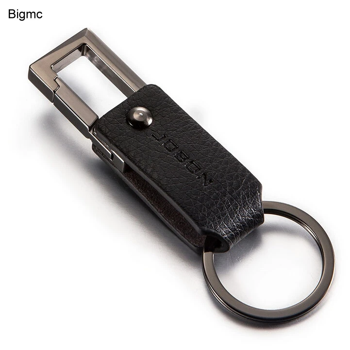 New Fashion high quality Key chain flexible Leather Men Top Car Key Ring waist hanging belt Key Chain Best Gift jewelry 17128