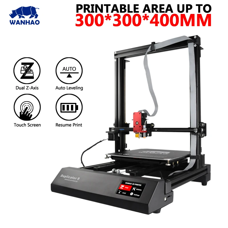 

2018! Wanhao newest 3D Printer Duplicator 9 300 MARK I -smart and digital FDM 3d printer buy directly from wanhao factory price