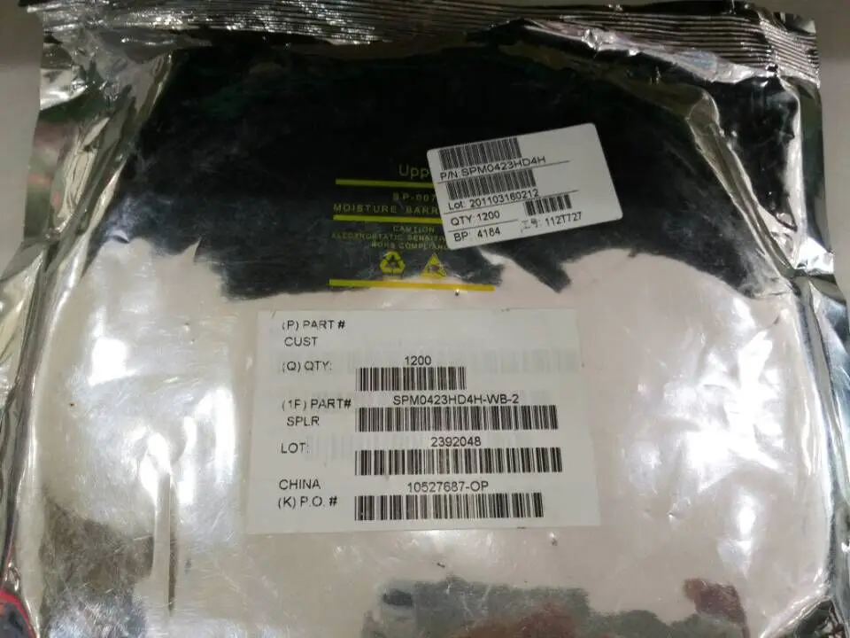 SPM0423HD4H-WB 5 pcs/lot S237 4255 SMD-6P ROHS Condensateur micro