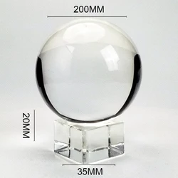 K9 Clear Chandelier Lens Ball Crystal Glass Ball Crystal Ball Stand For Sphere Photography Decoration Home Decorative Ball Globe