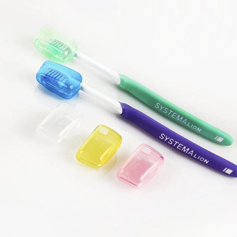 10PCS Plastic Portable Toothbrush Head Case Travel Toothbrush Protect Holder Cap Wash Brush Cap Case Bathroom Accessories